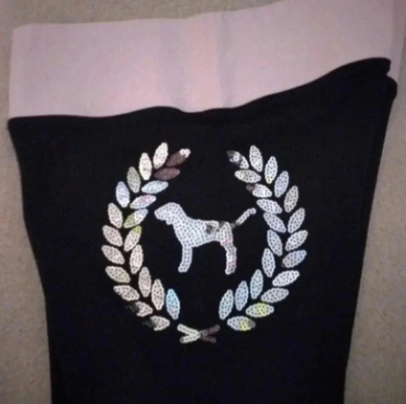 VS PINK bling dog leggings X-small NWOT - Picture 2 of 8